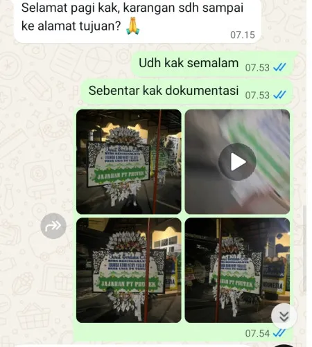 Pengiriman Papan Bunga Selamat Kembangan