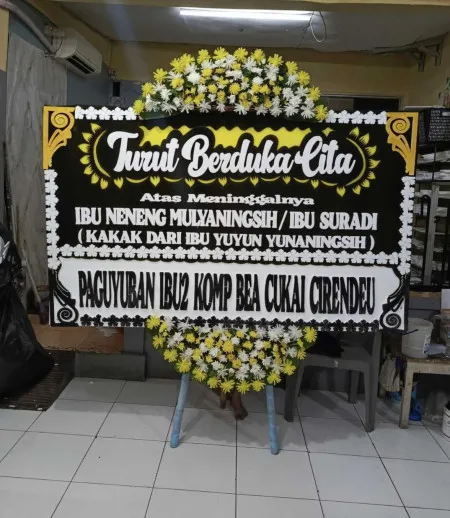 Papan Bunga Duka Kembangan